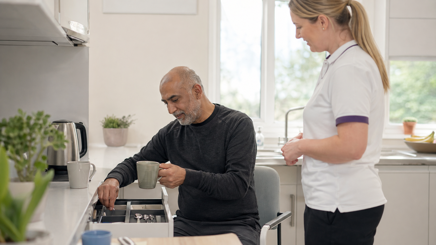 Independent living suite at Ascot Rehab