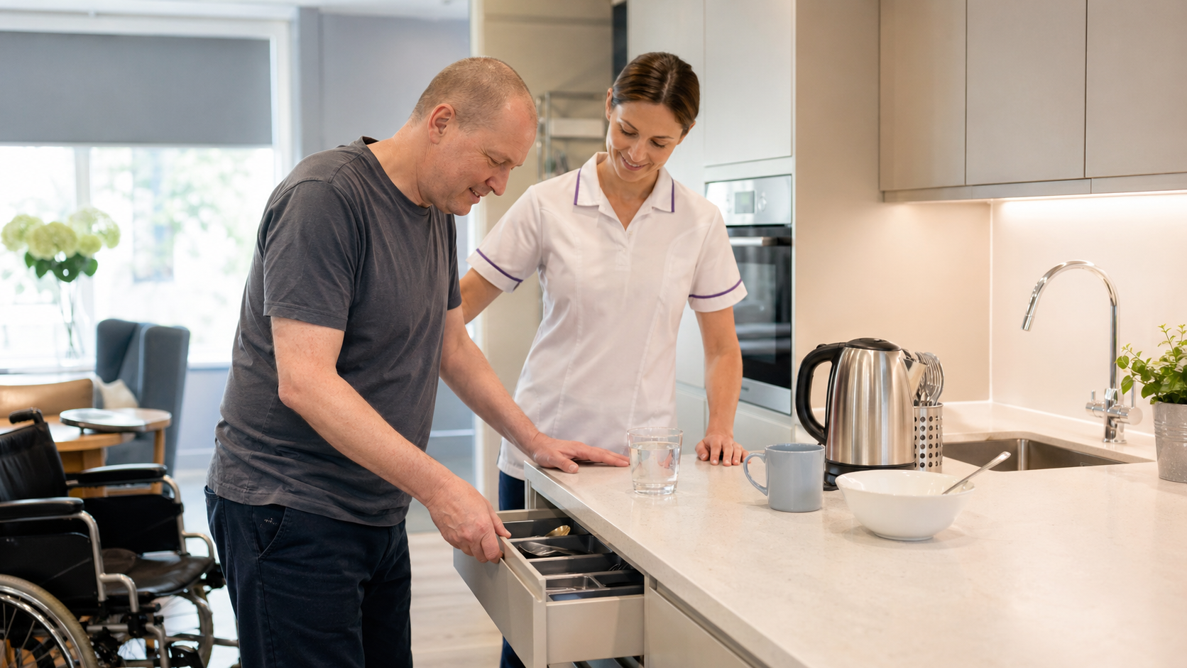 Occupational therapy at Ascot Rehab — daily living skills