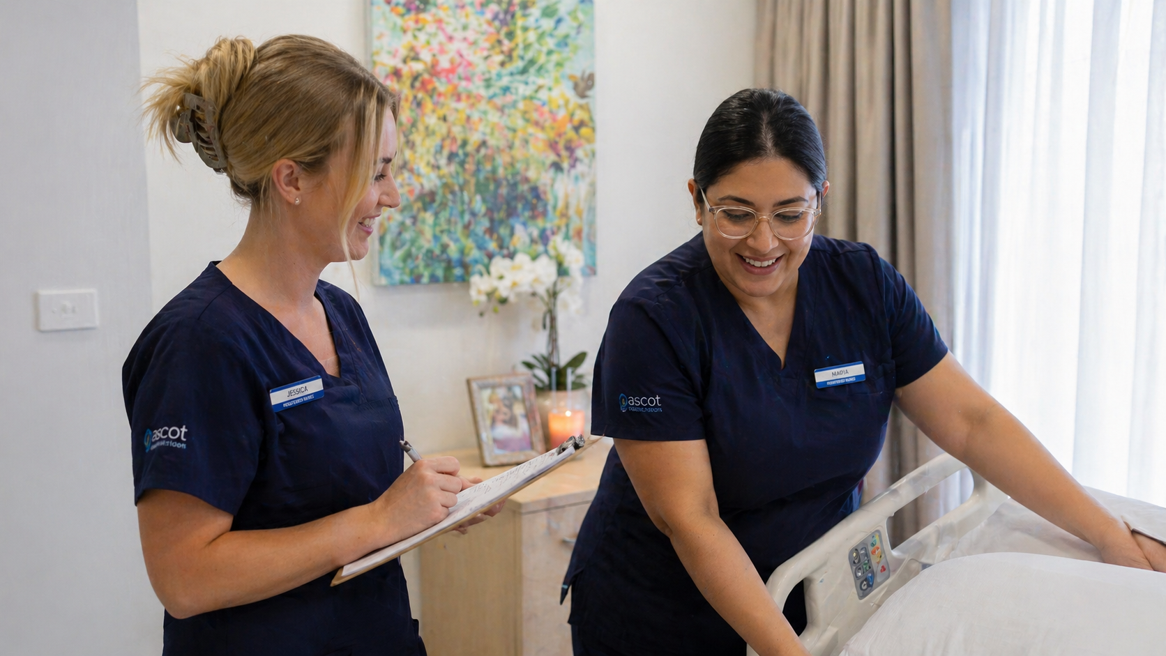 Specialist nursing team at Ascot Rehab